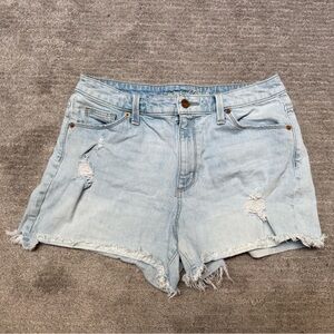 Wild Fable Light Blue Ripped Jean Shorts